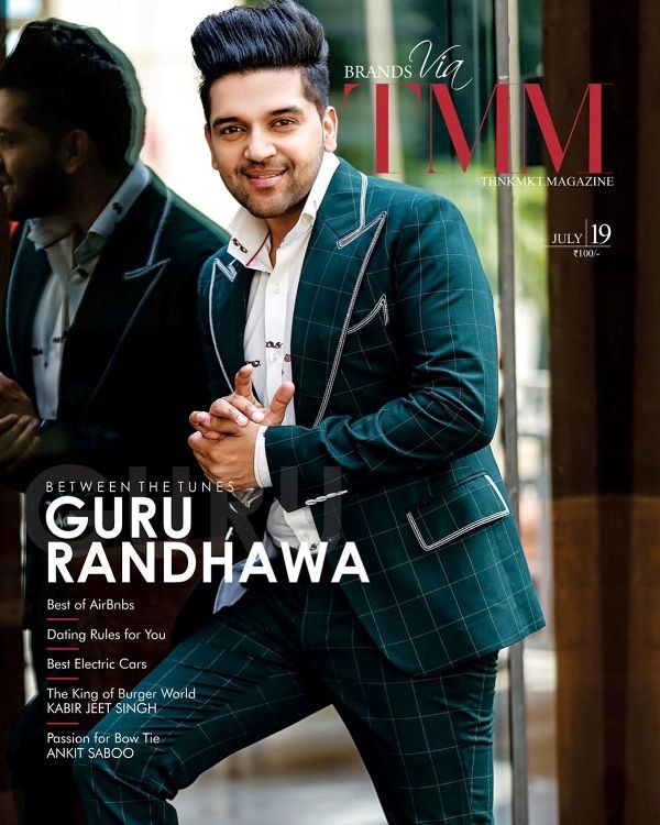 Guru Randhawa on the cover of TMM Magazine