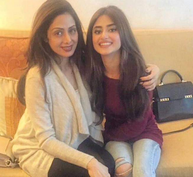 Sajal Aly with Sridevi