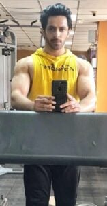 Vikas Manaktala at the gym