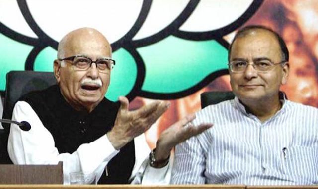Arun Jaitley with Lal Krishna Advani