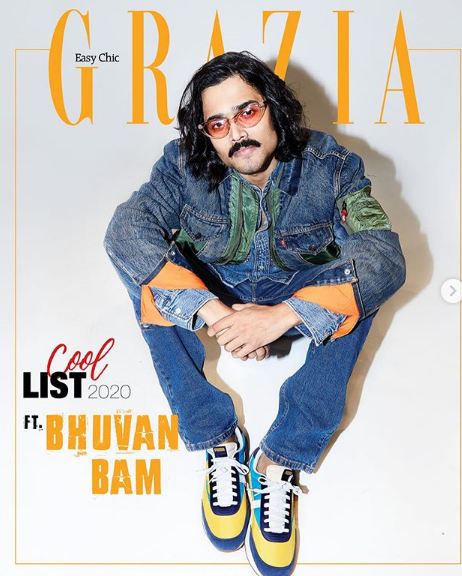 Bhuvan Bam on the cover of Grazia Magazine