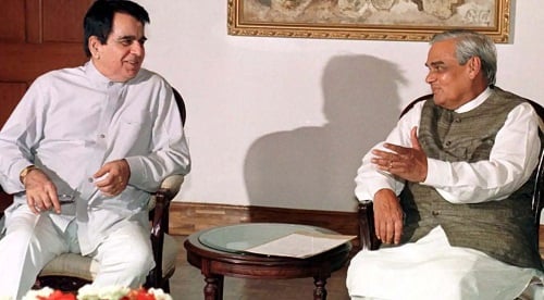 Dilip Kumar with Atal Bihari Vajpayee