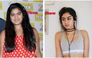 Khushi Kapoor - then and now