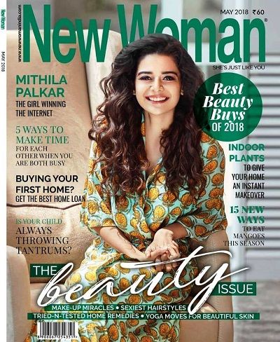 Mithila Palkar on the New Woman magazine cover