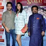 Ayushmann Khurrana with his father and wife