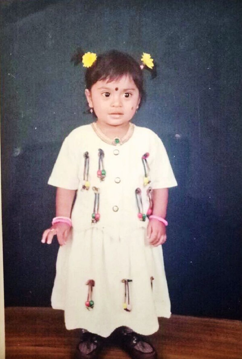 Deepika Das as a child