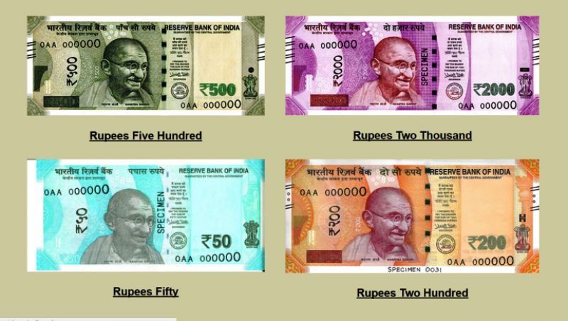 Gandhi Series Banknotes
