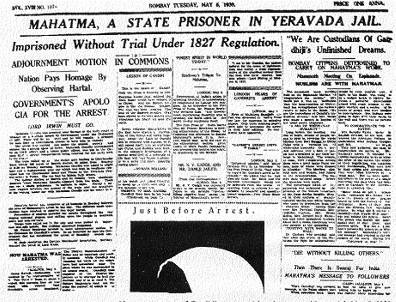 A News About Mahatma Gandhi in Yarwada Jail
