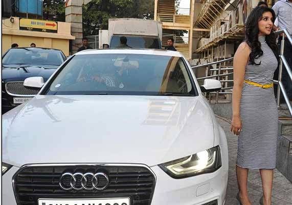 Parineeti Chopra with her Audi A6