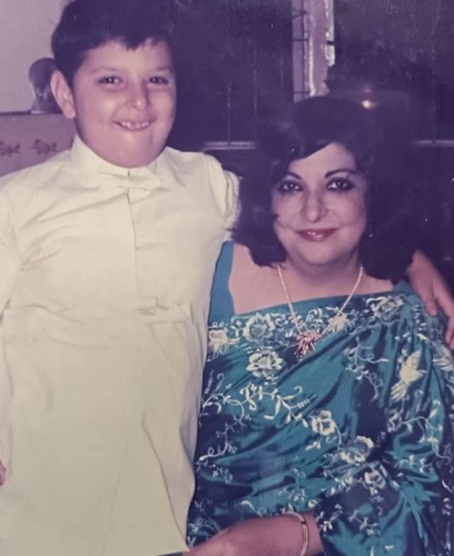Rushad Rana's childhood picture with his mother