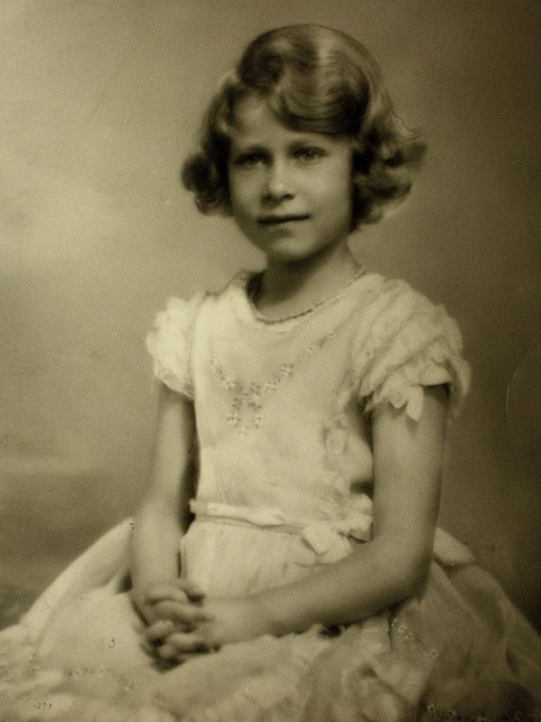 A childhood image of Queen Elizabeth II taken in 1934