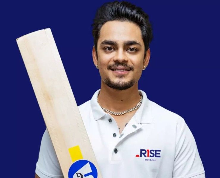 Ishan Kishan after signing up with RISE Worldwide