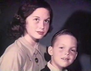 Mary Tyler Moore with her younger brother, John