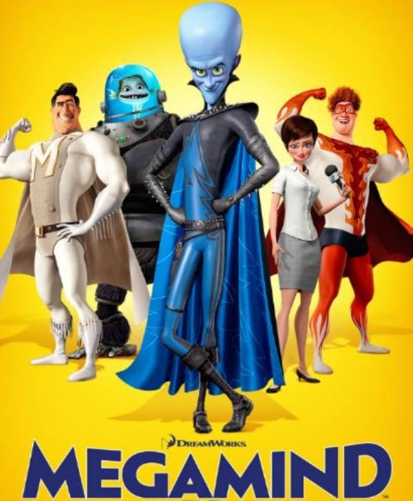Poster of the animation film 'Megamind'