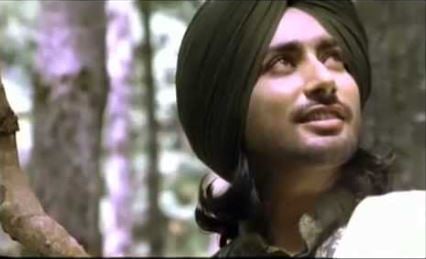A still from the music video of the Punjabi song Nikki Jehi Kuri