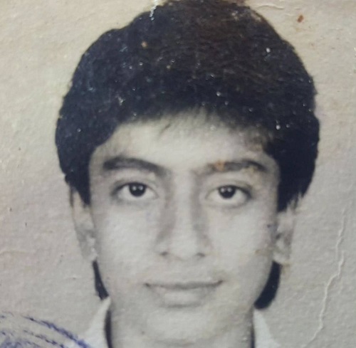 Amit Bhatt during his teenage