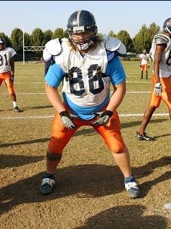 Bray Wyatt during his teens when he used to play football (rugby)