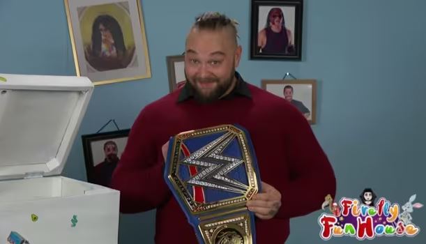 Bray Wyatt with WWE Championship belt