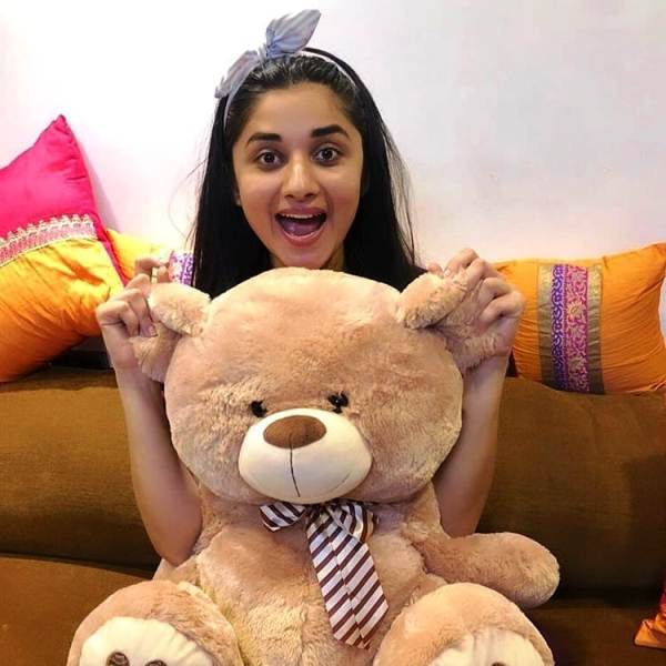 Kanika Mann with Her Soft Toy