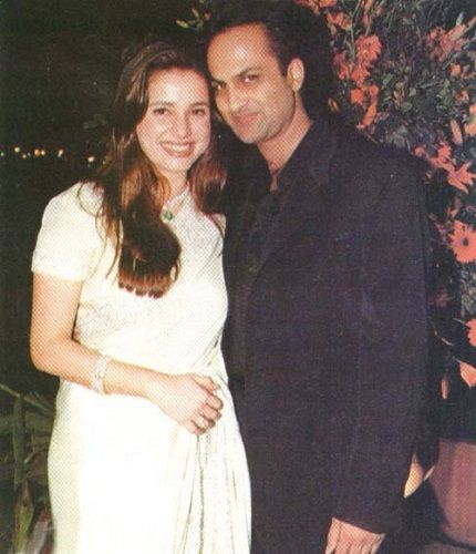 Neelam Kothari with ex husband