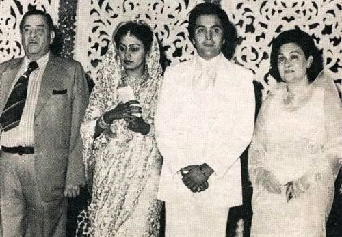 Rishi Kapoor and Neetu Singh Marriage Photo