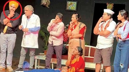 Aarya Babbar in a theatre play