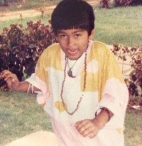 Aarya Babbar's childhood picture