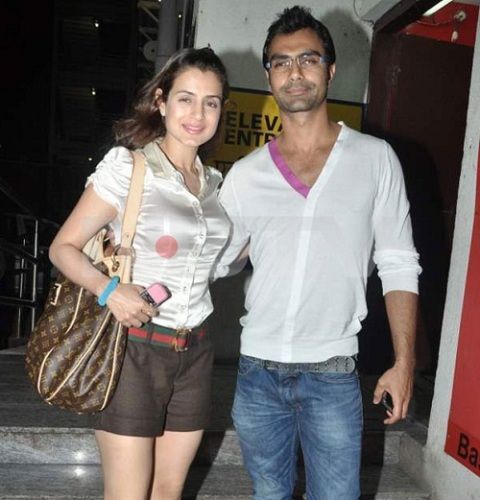 Ameesha Patel with her Brother Ashmit Patel