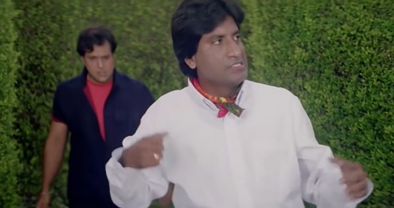 Raju Srivastava in the film 'Aamdani Atthani Kharcha Rupaiyaa'
