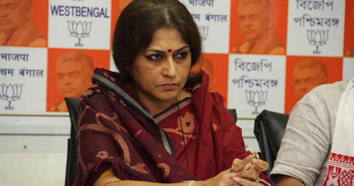 Roopa Ganguly as a member of the BJP