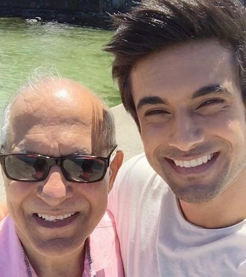 Sanam Puri with his father