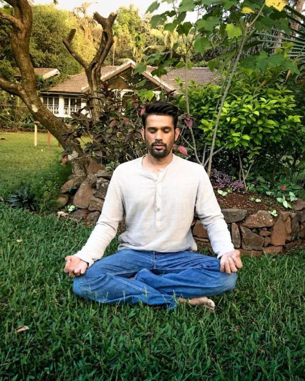 Soham Shah Doing Meditation