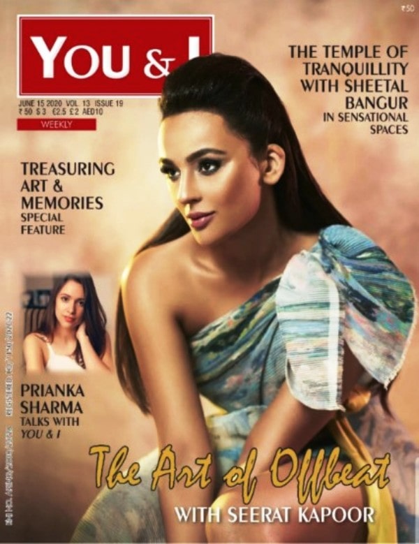 You & I magazine featuring Seerat Kapoor on its cover