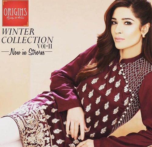 Ayesha Omar featured in a print advertisement