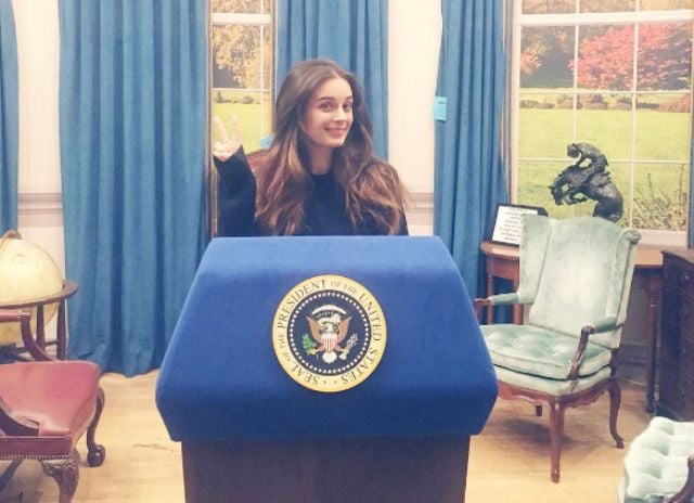 Evelyn Sharma at the White House