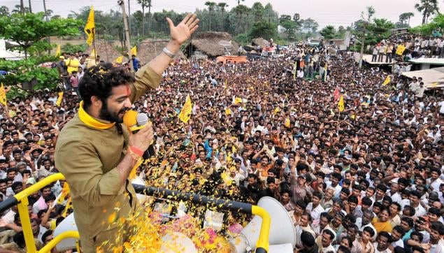 Jr. NTR Campaigning For TDP