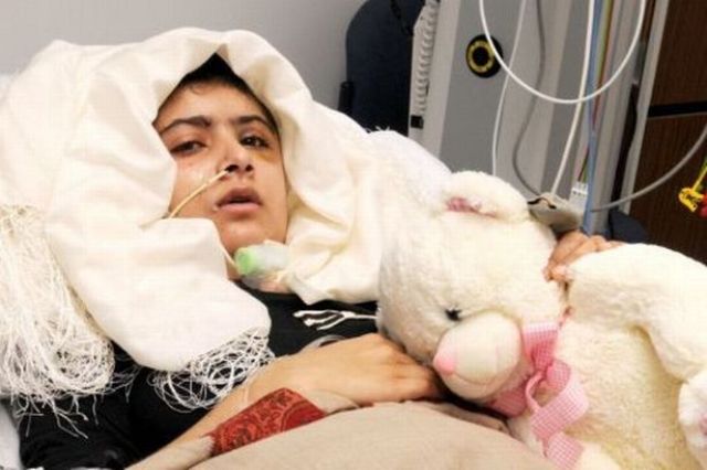 Malala Yousafzai in Hospital