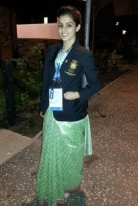 Nav Bajwa Sister representing India at the Olympic Games