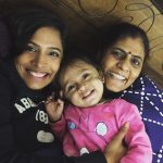 Shruti Anand with her mother