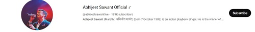 Abhijeet Sawant's YouTube channel
