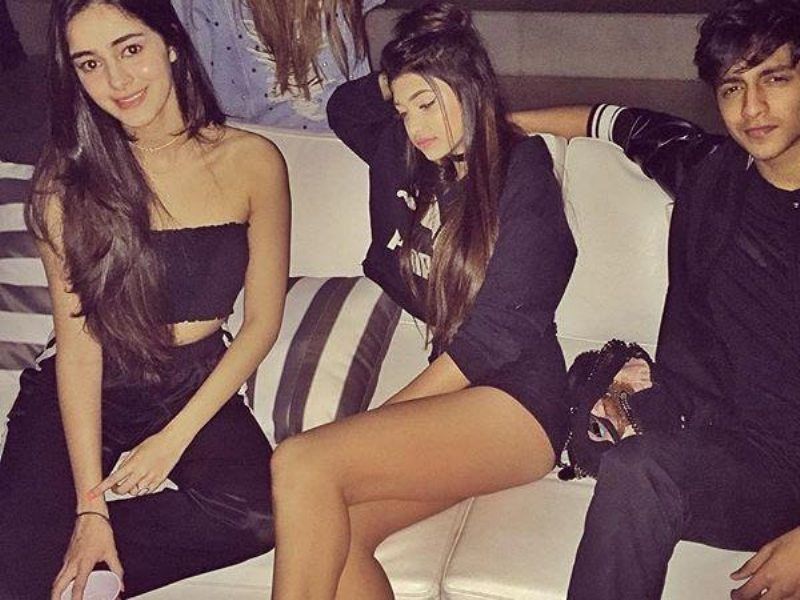 Ananya pandey with her cousins, Ahaan pandey and Alana Pandey
