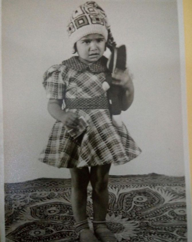 Childhood pic of Pooja Batra