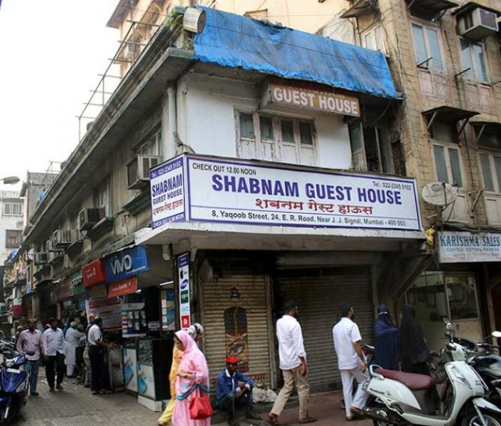 Dawood Ibrahim’s ‘Shabnam Guest House’ on Yakub Street in Mumbai