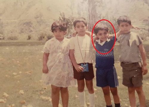 Farhan Saeed's childhood picture