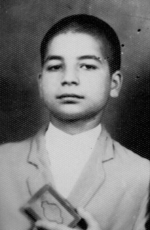 Hassan Rouhani in his childhood