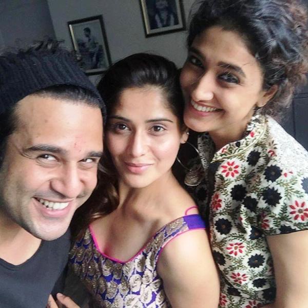 Ragini Khanna with Krushna and Aarti