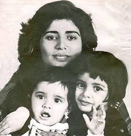 Rohan Vinod Mehra's childhood photo with his mother and sister