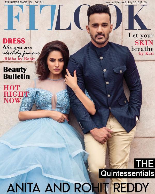 Rohit Reddy on the cover of the FitLook magazine