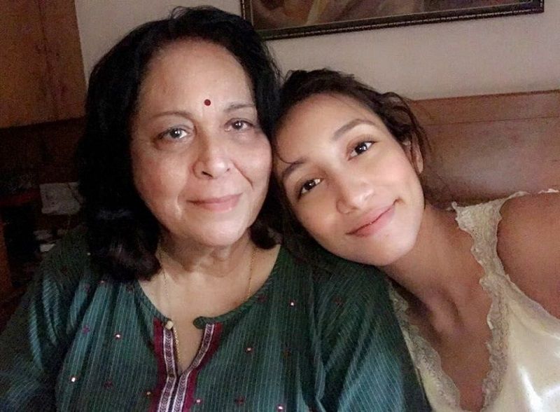 Shreya Chaudhary With Her Maternal Grandmother