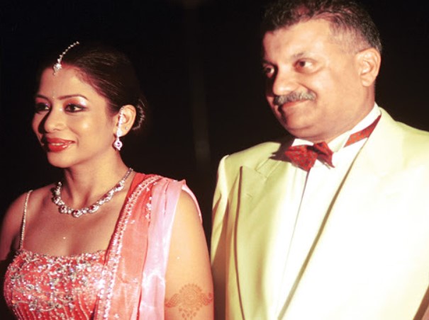 An old picture of Indrani Mukerjea with Peter Mukerjea